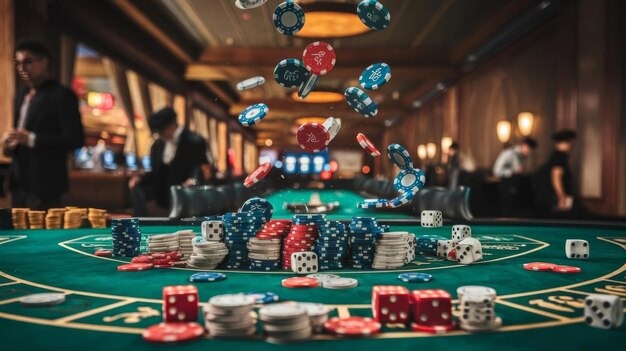 Habanero baccarat table with player and banker hands